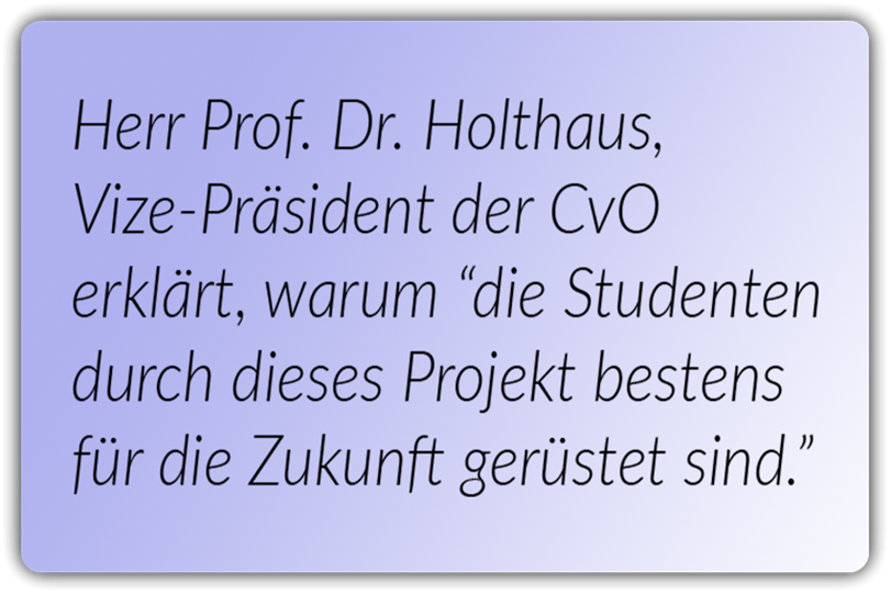 Prof. Dr. Martin Holthaus, Vizepräsident für Forschung und Transfer